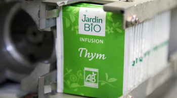 image listing ateliers Jardin BiO étic avec un sachet infusion thym menthe