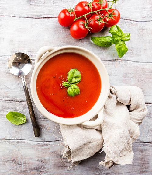 photo recommandation de soupe à la tomates