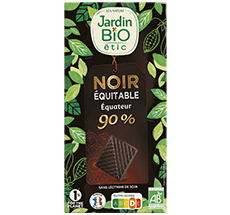 Chocolat noir bio – 90% Équateur