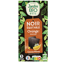 Chocolat noir bio orange intense