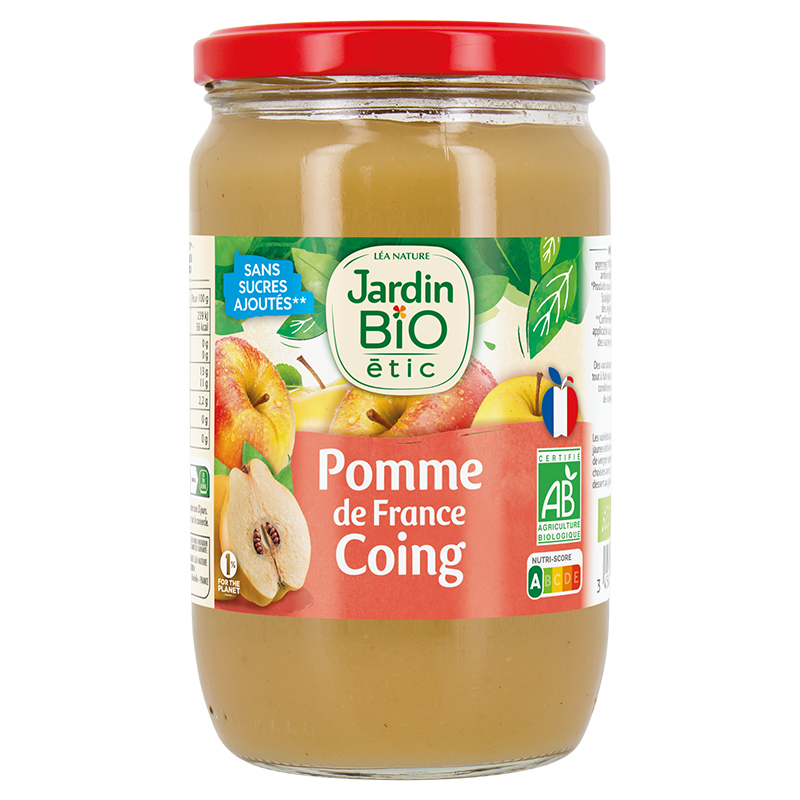 Dessert compote bio Pomme Coing