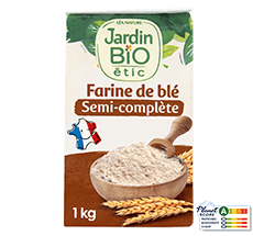 Farine de blé bio semi complète T80 de France