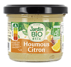 Houmous Citron bio