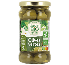 Olives vertes bio de Grèce