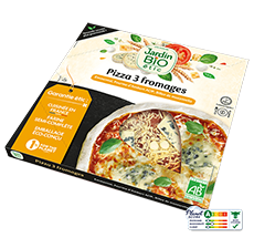 Pizza bio 3 fromages