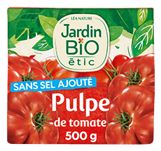 Pulpe de tomate bio sans sel ajouté