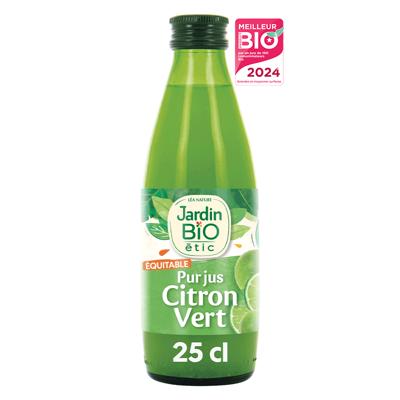 Pur jus de citron vert bio format 25cl