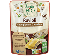 Ravioli Champignons à la crème bio