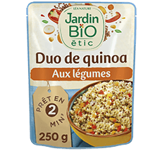 Duo de quinoa bio aux légumes