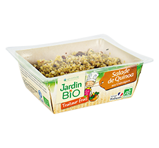 Salade de quinoa aux châtaignes bio et fruits secs