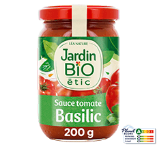 Sauce tomate bio au Basilic