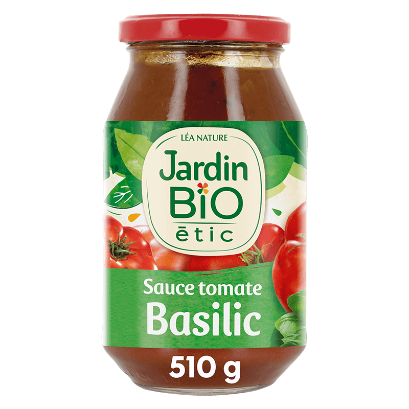Sauce tomate bio au basilic
