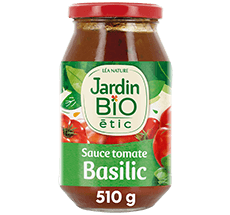 Sauce tomate bio au basilic