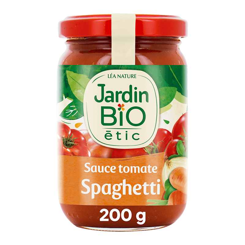 Sauce tomate bio pour spaghetti format individuel – 200g