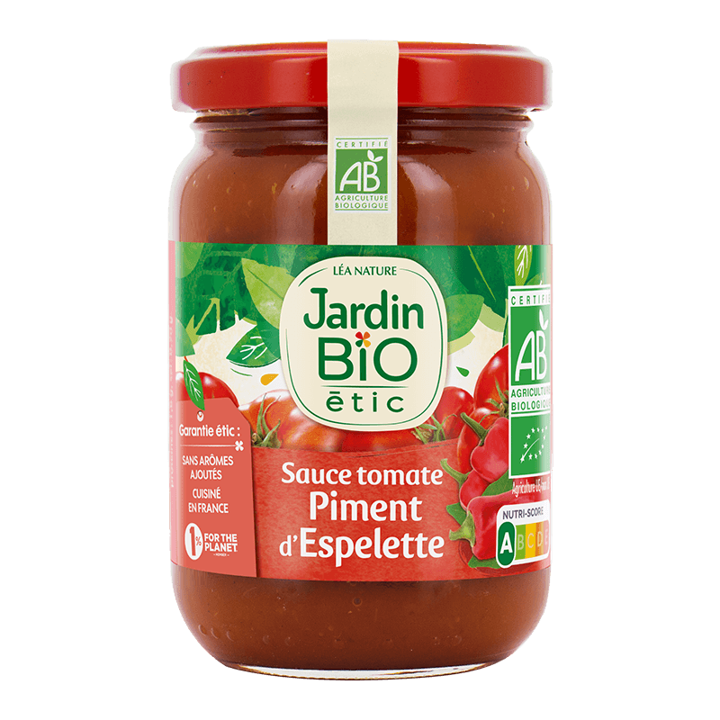 Sauce tomate bio Piment d’Espelette