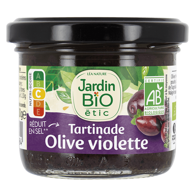 Tartinade d’Olives violettes bio