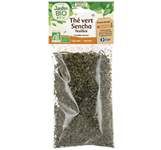 Thé vert Sencha bio en feuilles